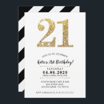 21:E BIRTHDAY PARTY INBJUDAN, moderna guld glitter Inbjudningar<br><div class="desc">by kat masard >> kat@simplysweetPAPERIE.com <<< NOTE - guld glitter är ett tryckt bild. En enkel, men ändå snyggt inbjudan till BIRTHDAY. Wow dina vänner och din familj med det här lilla numret;D-konfiguration som mall är det enkelt att lägga till egna uppgifter eller slått anpassningsknappen och du kan lägga till...</div>