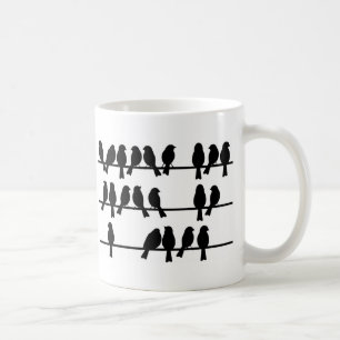 21 fåglar på en binda kaffemugg