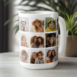 21 Foto Collage Grid - galleri - vitt Kaffemugg<br><div class="desc">Använda 21 SQUARE-foton som skapar en personlig fotokollage. Bakgrunden färg kan ändras i anpassningsområdet. ***För bästa resultat för den här multifotolayouten - skörd dina foton till fyrkanter innan de laddas upp. Eller använda med subjekt centrerat.***</div>