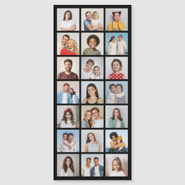 21 Fotokollage Editable Färg Thin Magnetic Card Magnetisk Inbjudningskort