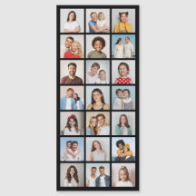 21 Fotokollage Redigerbar tunn magnetisk kort