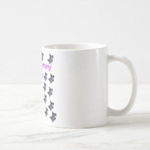 21 gammala katthuvud kaffemugg