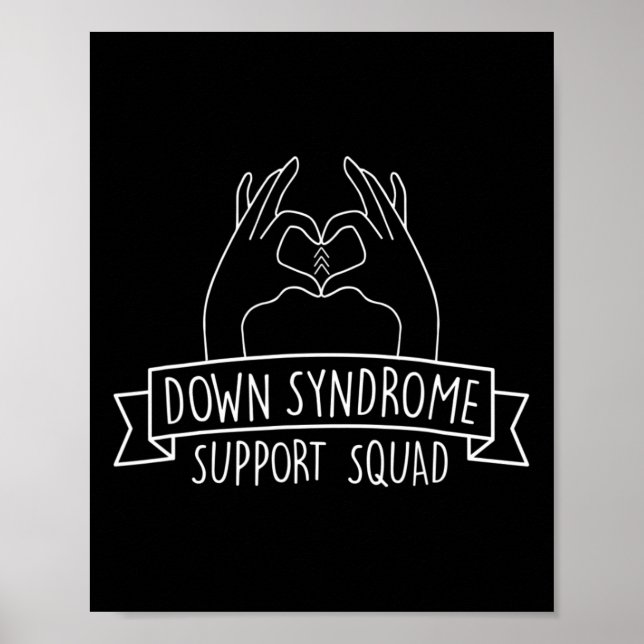 21 Hand Downs syndrom Stödgrupp  Poster (Framsidan)