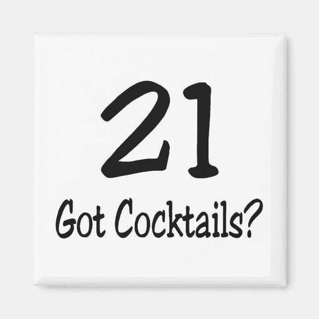 21 Har Cocktails Magnet (Framsidan)