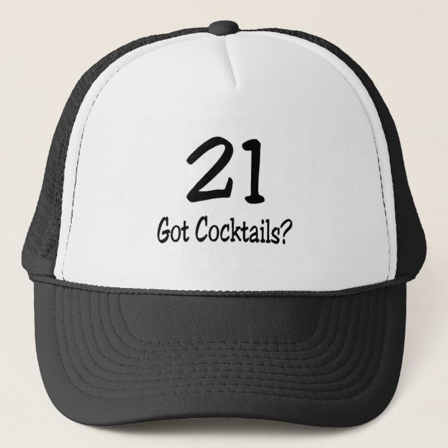 21 harcoctailar truckerkeps (Framsida)