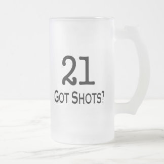 21 harShots Frostat Ölglas