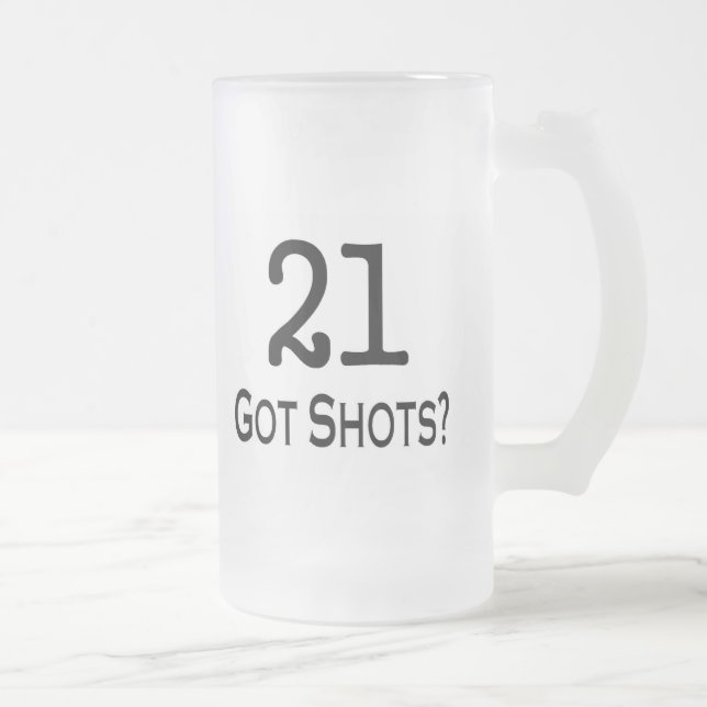 21 harShots Frostat Ölglas (Höger)