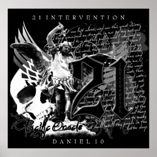 21 Intervention Canvas Poster