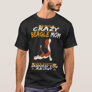 21 Jag Är Den Galna Beagle Mamma Beagle T Shirt