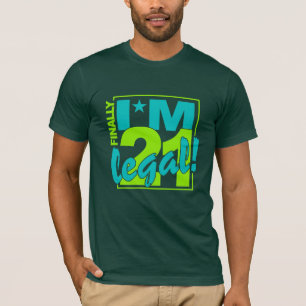 21 & JURIDISK skjorta - välj stil & färg T-shirt