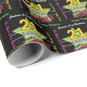 21 lagligt och älska det - 21st födelsedag presentpapper