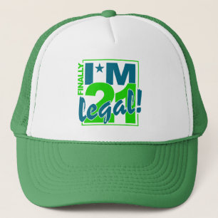 21 & LEGAL hat - välj färg Keps