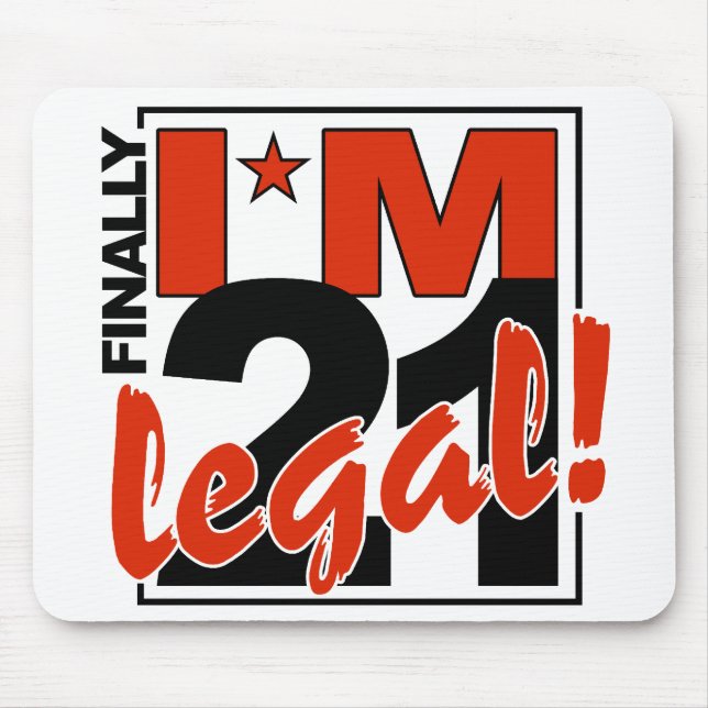 21 & LEGAL mousserande Musmatta (Framsidan)