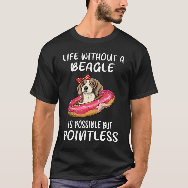 21 Liv utan beagle T Shirt (Framsida)