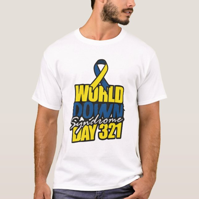 21 mars Downs syndrom-dagen, Downs syndrom-citat T Shirt (Framsida)