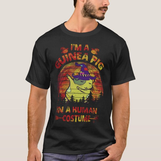 21 marsvin Halloween-kostym för människa T Shirt (Framsida)