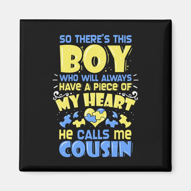 21 - Ned Syndrome Awareness Cousin Magnet (Framsidan)