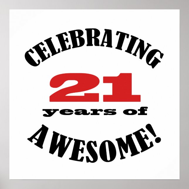 21 och Fantastisk! Poster (Framsidan)