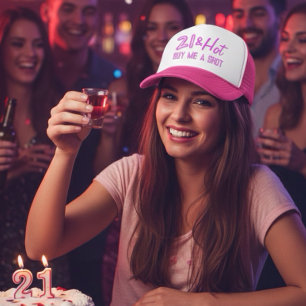 21 och Hetten köper ett Drink Neon Keps