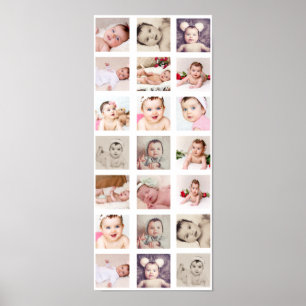21 Personlig för fotokollage-Anpassningsbar Poster