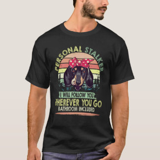 21 Personlig stalkare Jag följer dig vintage -Dack T Shirt
