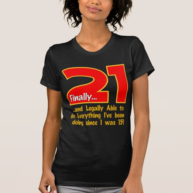 21 slutligen t-shirt (Framsida)