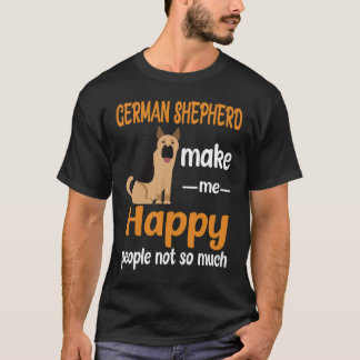 21 tyska schäferhund gör mig glad människor inte s t shirt