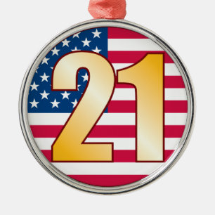 21 USA Gold.pdf Julgransprydnad Metall