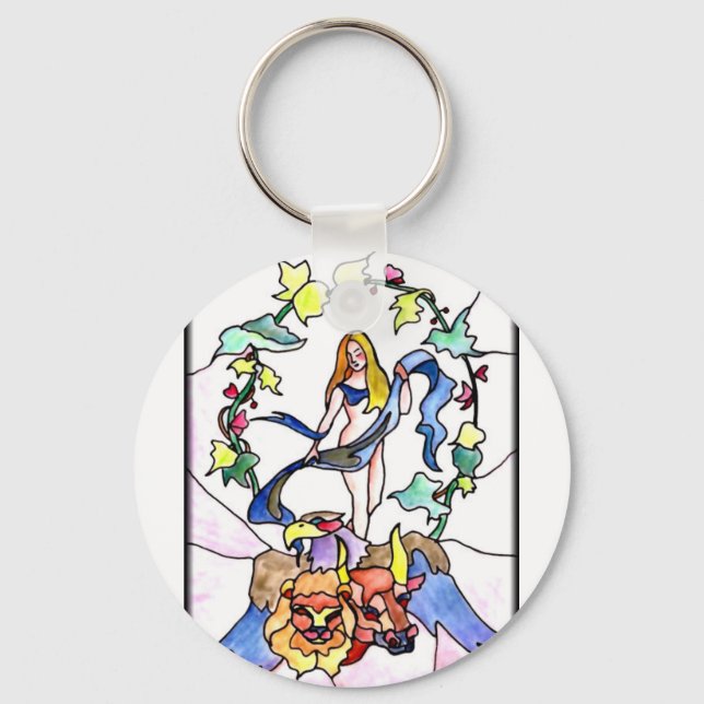 21 - världen nyckelring (Framsida)