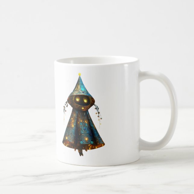 *~* 21 Whimsical Glow Roligt Magiskt Jul AP97 Kaffemugg (Höger)