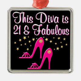 21 YR GAMLA SHOE QUEEN JULGRANSPRYDNAD METALL