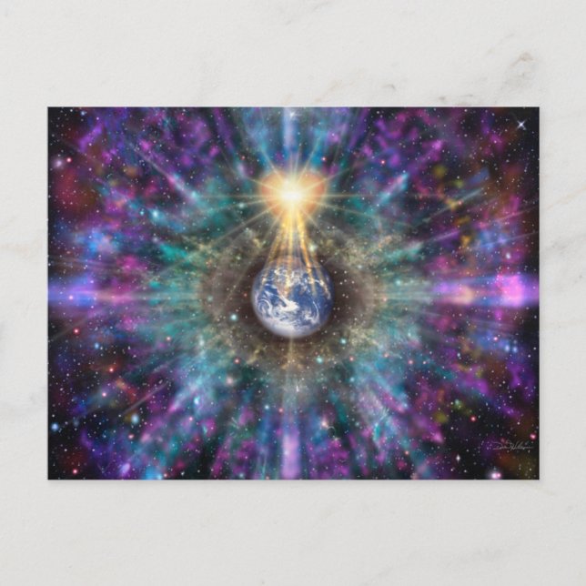 21OneEarthOneHeart-5,8x4.2-vykort Vykort (Framsida)