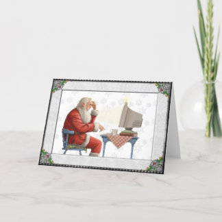 21st århundrade Santa Helgkort