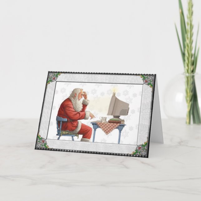 21st århundrade Santa Helgkort (Framsida)