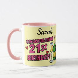 21st Birthday coffee mug  Mugg