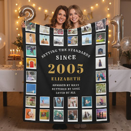 21st Birthday Family Photo Collage 32 Photographs Fleecefilt