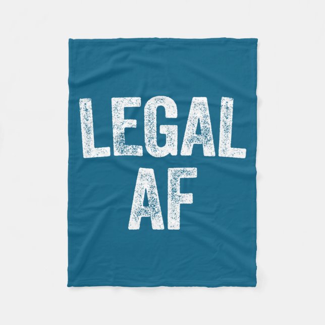21st Birthday Legal Af Long Sleeve  Fleecefilt (Framsidan)