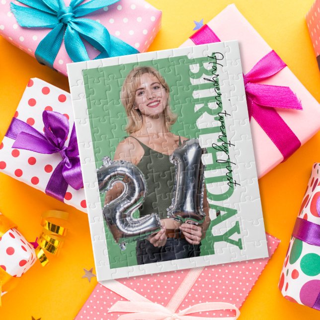 21st Birthday Photo college Party  Pussel (Skapare uppladdad)