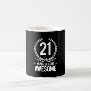 21st Födelsedag (21 år av att vara enorma) Kaffemugg