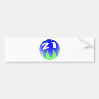 21st Födelsedag Bildekal