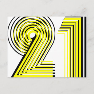 21st Födelsedag Inbjudningar