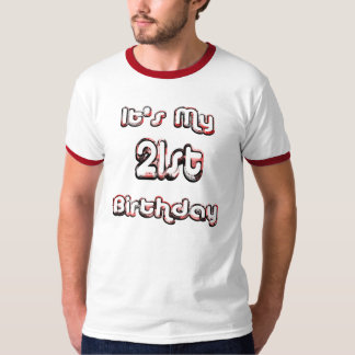 21st Födelsedag som dricker skjortan Tee