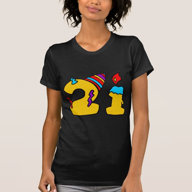 21st Födelsedag Tee (Framsida)