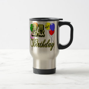 21st födelsedagMerchandise för lycklig Resemugg