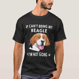 220 Om jag inte kan ta min beagle så går jag inte T Shirt