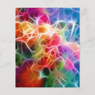 221391 RANDOM COLORFUL ABSTRAKT DIGITAL FLYGBLAD
