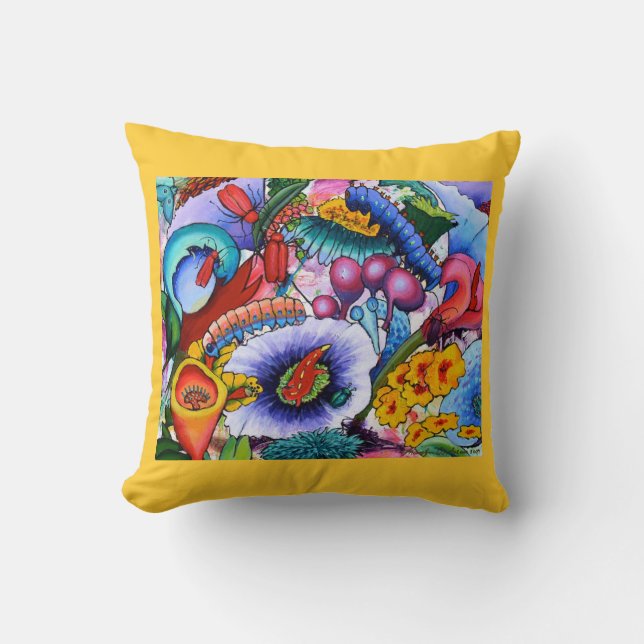 2240 varelser i vår trädgård dämpar - krokus kudde (Framsida)