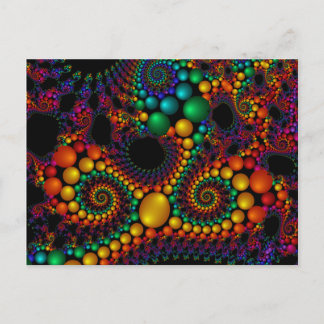 224 Fractal Vykort