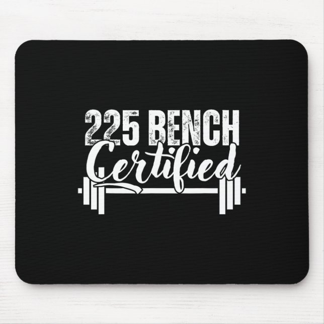 225 Lbs Bench Certified  Musmatta (Framsidan)