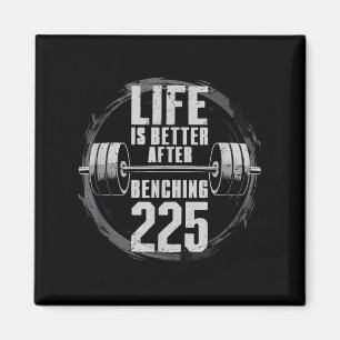 225 Pound Bench Press Gym - bättre efter Ben Magnet